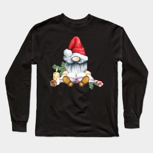 Lovely Christmas Gnome Long Sleeve T-Shirt